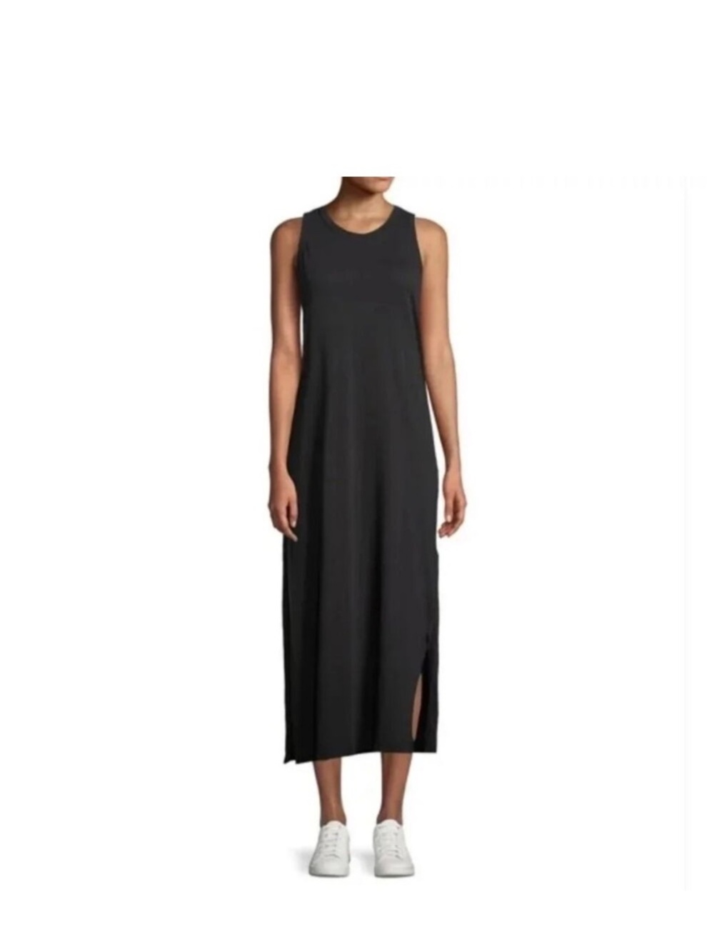 Current Elliott The Perfect Muscle Tee Dress Black